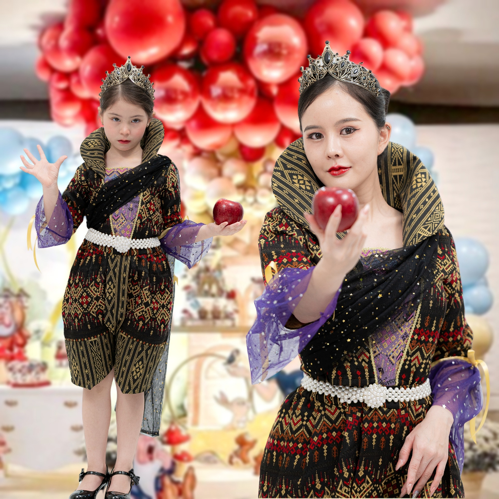 ชุดสโนว์ไวท์ Snow White Princess เจ้าหญิง Disney ชุดราชินีใจร้าย ชุดไทย Evil Queen Ariel ชุดแอเรียล