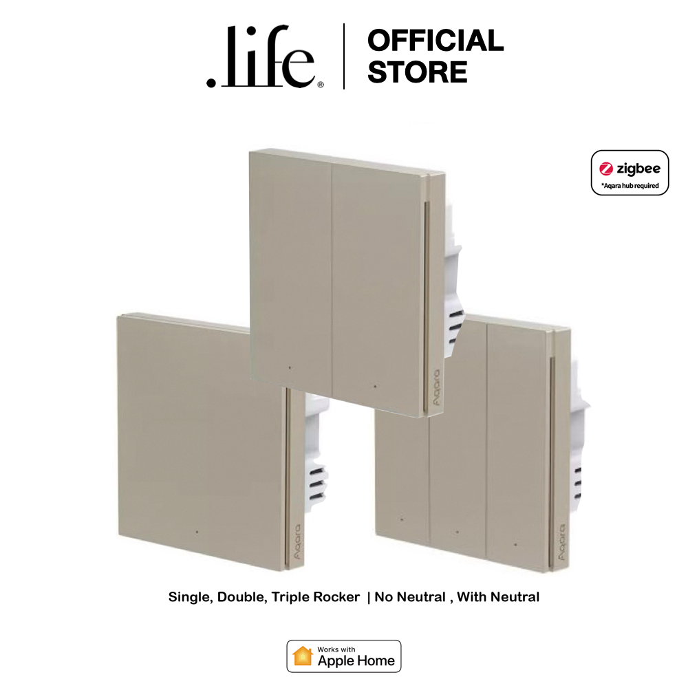 AQARA สวิตช์อัจฉริยะ Smart Wall H1 Pro EU [With Neutral] | by Dotlife
