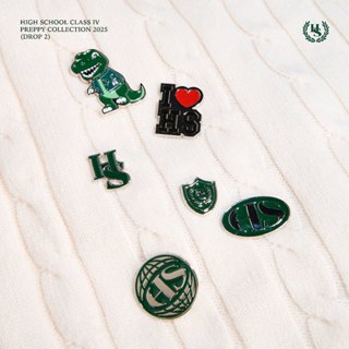 Highschool Preppy Collection 2025 Pin เข็มกลัดไฮสคูล - ACB99…