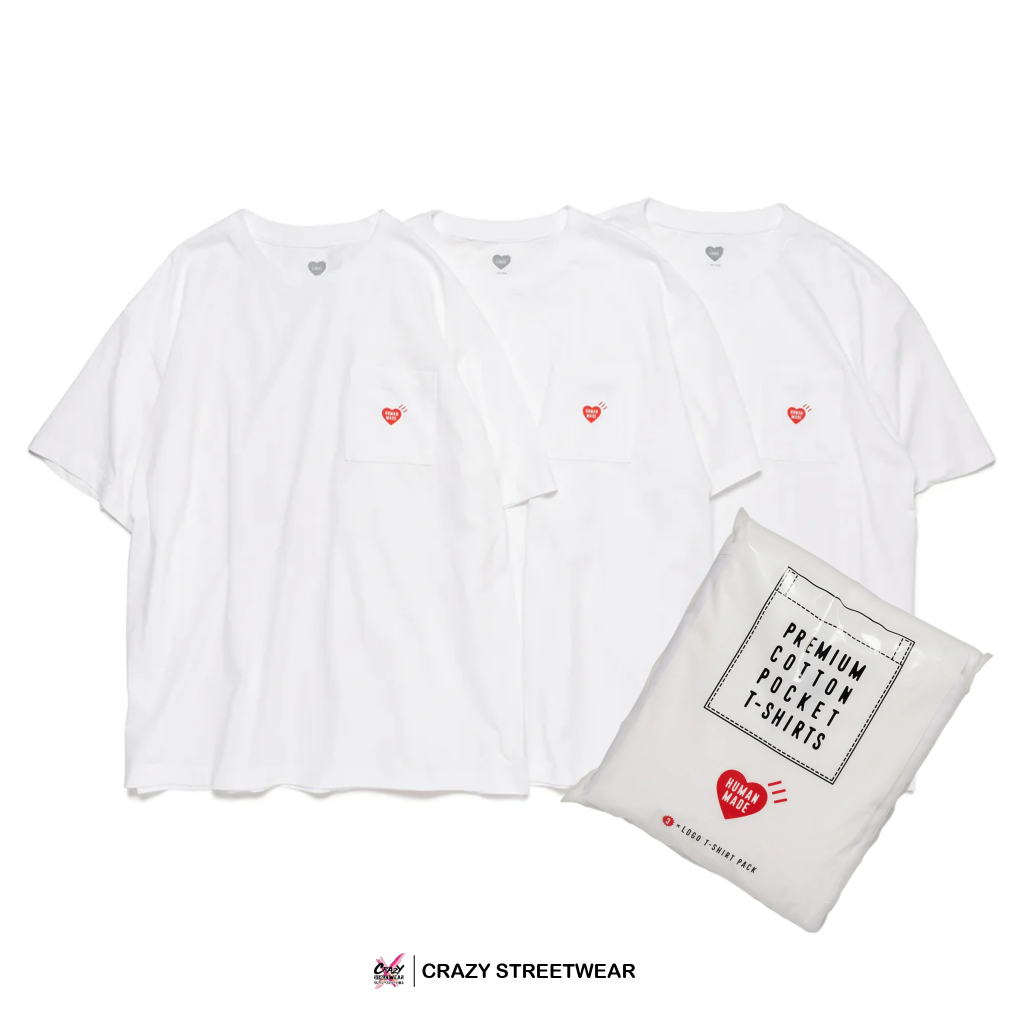 เสื้อยืด Human Made Premium Cotton Pocket T-Shirt ของแท้ 100% ลิขสิทธิ์แท้ จากช้อป 🇯🇵 - รูปที่ 2