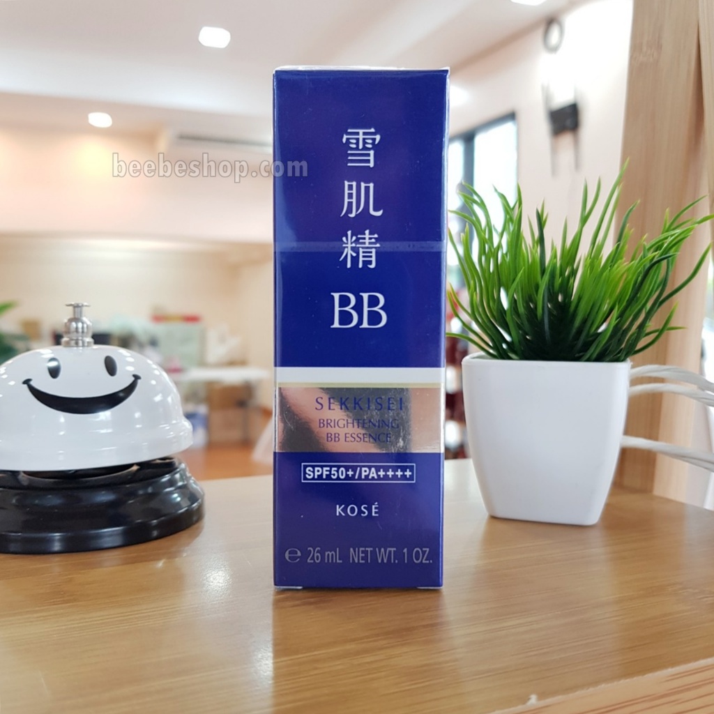 KOSE Sekkisei Brightening BB Essence 30g สูตรใหม่  บีบีครีมเอสเซนส์ผิวกระจ่างใส โคเซ่ บีบี ผสมกันแดด (ฉลากไทย/พร้อมส่ง)