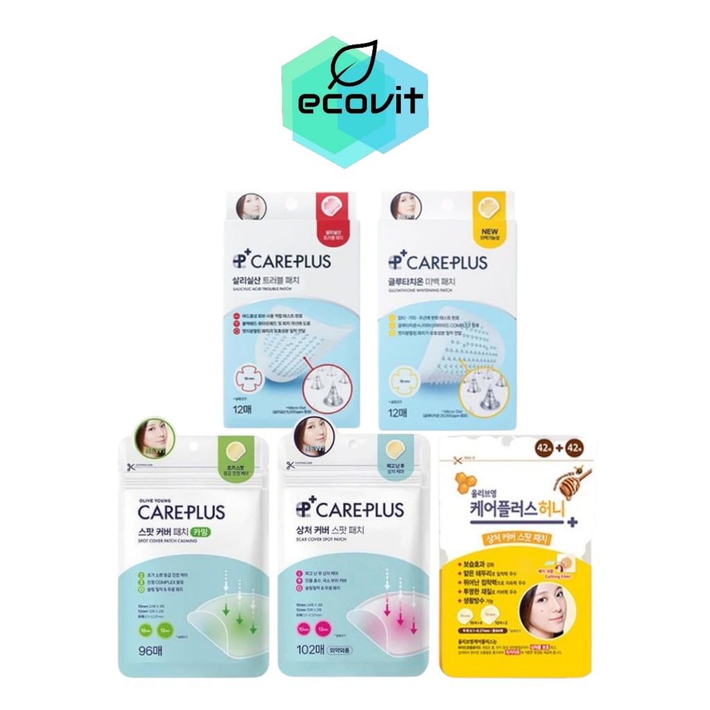 Olive Young Care Plus แผ่นแปะสิว โอลีฟ ยัง แคร์ พลัส / Olive Young Care Plus Micro Needle แผ่นแปะสิวแบบหัวเข็ม [1 ซอง]