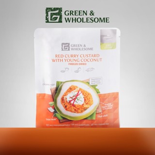 Green & Wholesome l Red Curry Custard with young Coconut Fre…