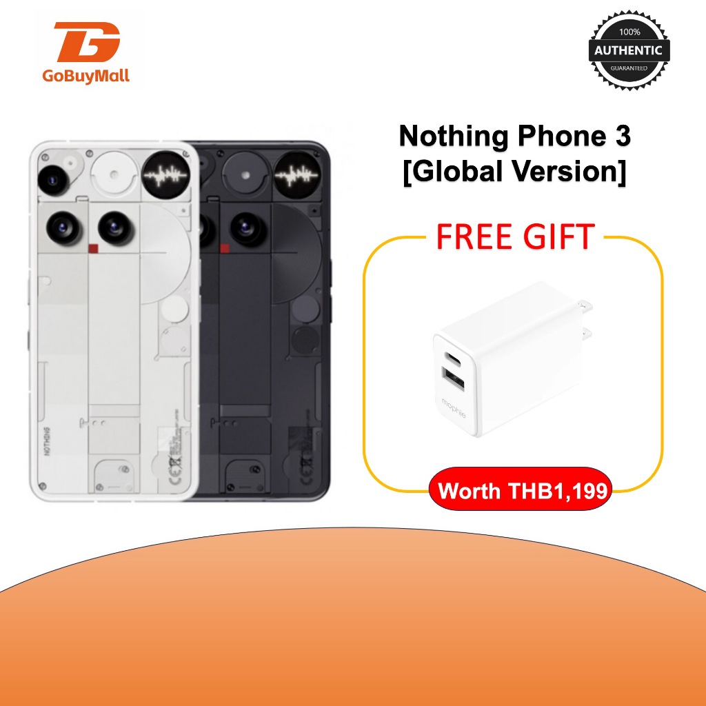 [**FREE 30W PD Fast Charger**] Nothing Phone (3) 5G Dual-Sim Smartphone – BRAND NEW