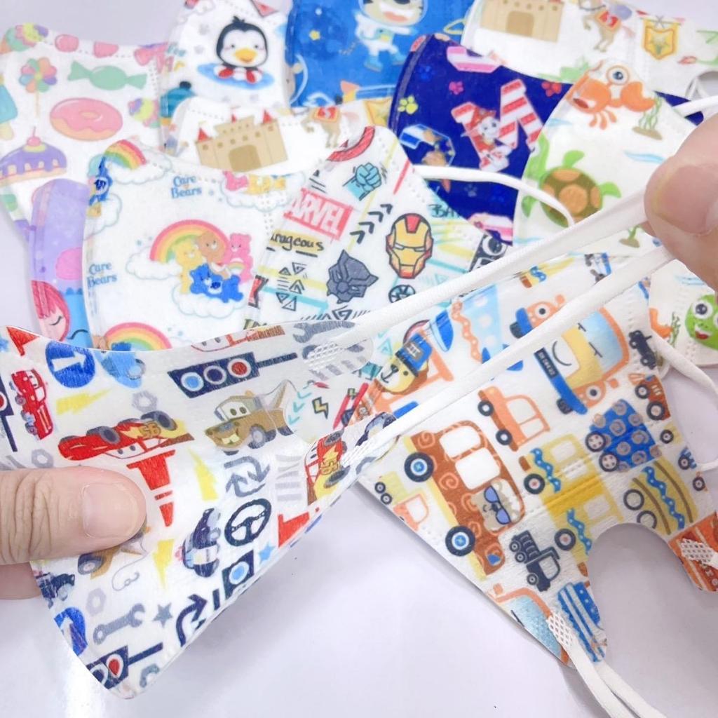 Aibaoqi แมสเด็กเล็ก3D 0-3ขวบ ลายเต็มขอบ 50ชิ้น/กล่อง รูปที่ 2