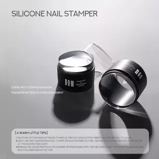 แยกขาย ซิลิโคนใสปั๊มลายเล็บ●ที่กรีดเจล gel Scraper●Silicone Nail Stamper BBM พร้อมส่ง ที่ปาดสี