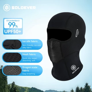 【TH การส่งสินค้า】SOLOEVER มาส์กป้องกันแสงแดด Face Mask ป้องกัรังสี UVไว BALACLAVA MASK ขี่มืออาชีพ