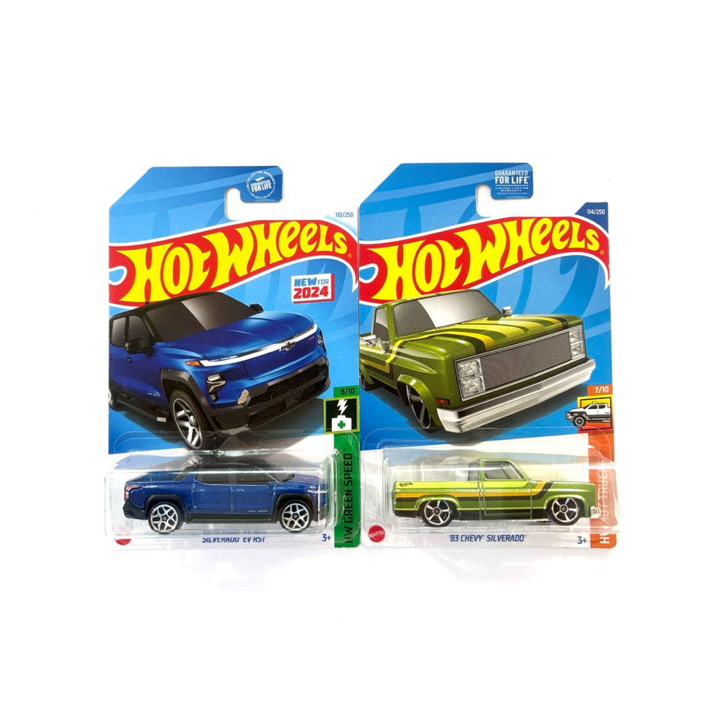 Hot Wheels | SILVERADO EV RST | ‘83 CHEVY SILVERADO | 🇺🇸เป็นแพคอเมริกา✈️ | 📦สินค้ามีพร้อมส่ง | สเกล 