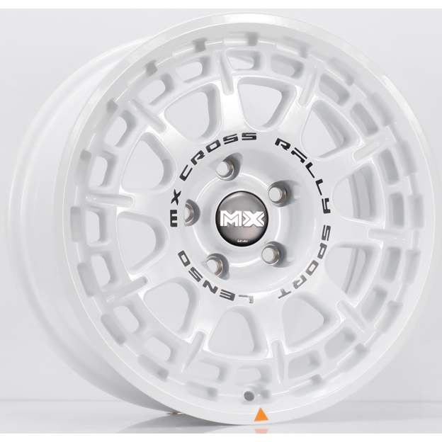 แม็ก #Lenso #Mx #Ebola สีขาว(WHITE)  กว้าง 8-16นิ้ว 5รู114 Offset35