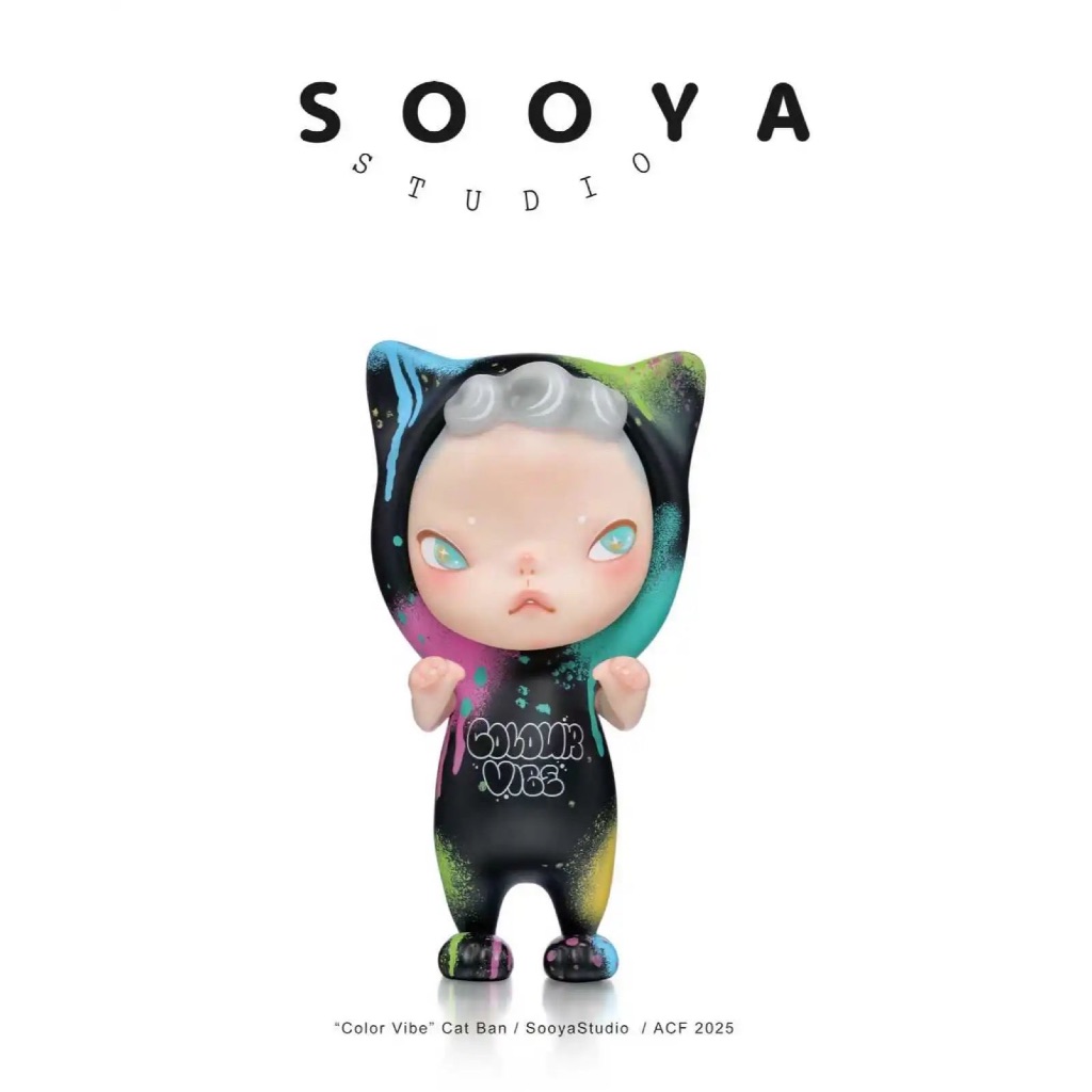 (พร้อมส่ง) SooyaStudio - Color Vibe Cat Ban - ACF2025