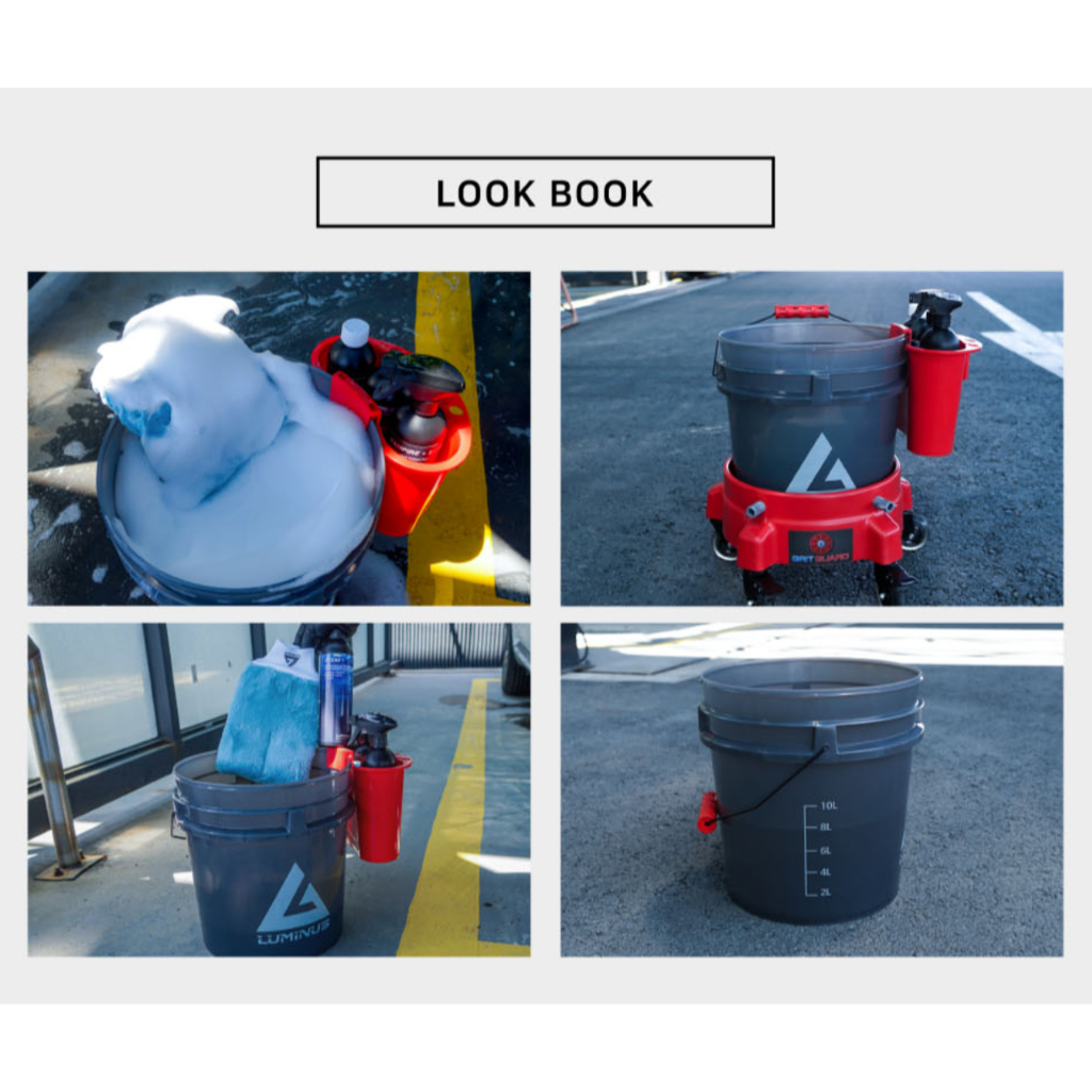 [แถมฟรี Grit Guard] Luminus Bucket 18L, ถังน้ำล้างรถพรีเมี่ยม 18L - รูปที่ 2