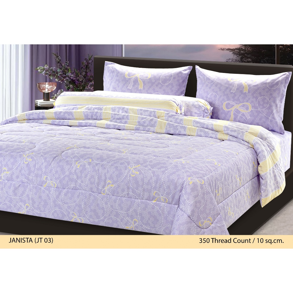 STEVENS ชุดเครื่องนอน ดีไซน์ JANISTA  รุ่น SOFTEX เนื้อผ้าไมโครไฟเบอร์