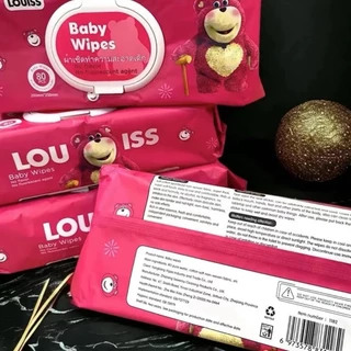 ทิชชูเปียกห่อใหญ่ (แบบ 5แพ็ค / 10 แพ็ค) หมี LOTSO แผ่นใหญ่ ทิชชู่เปียกของเด็ก กระดาษเปียก Baby Wipes ผ้านุ่มชุ่มชื่น