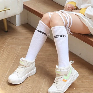 ถุงเท้านักเรียน y2k ถุงเท้าเด็ก ข้อยาว ผ้าฝ้าย socks สำหรับผู้หญิง 3 ปี โลลิต้า 1 คู่