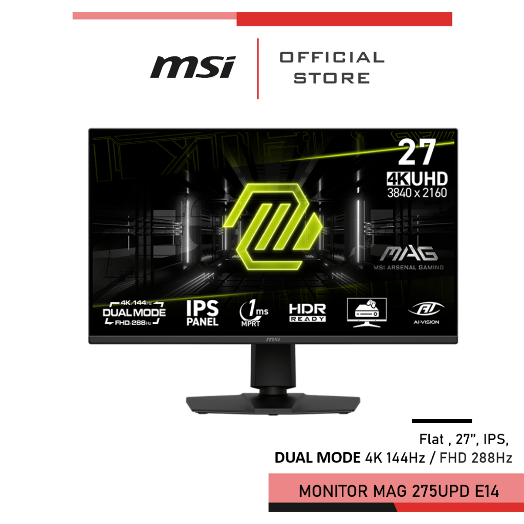 MSI MAG 275UPD E14 จอคอมพิวเตอร์ 27นิ้ว IPS Monitor