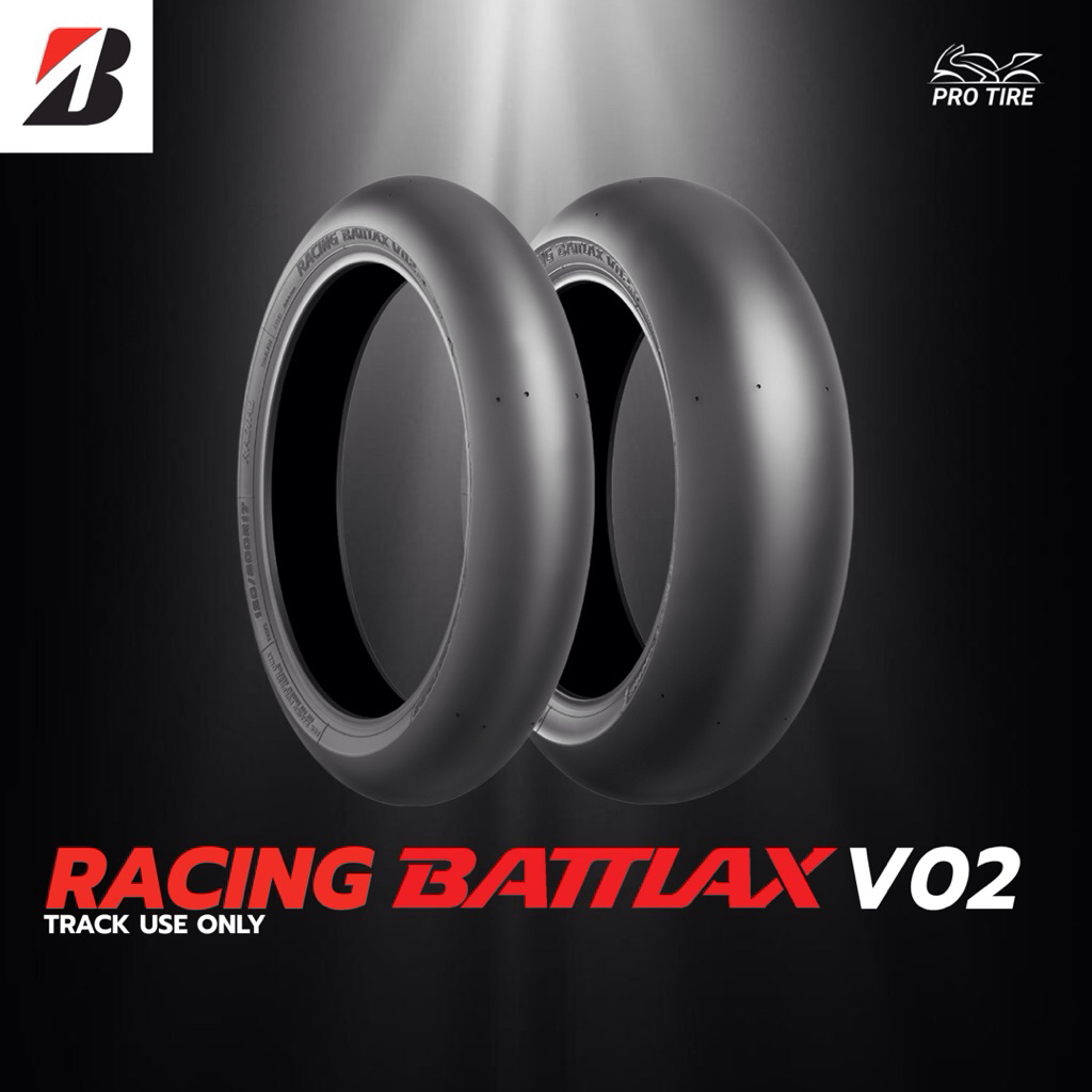 🇯🇵V02  BRIDGESTONE RACING BATTLAX V02 (ยางสนาม)