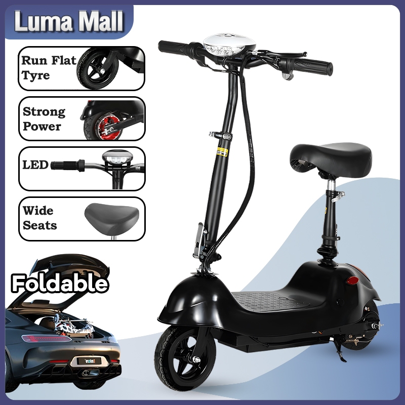 AENXRD สกู๊ตเตอร์ไฟฟ้า สกู๊ตเตอร์ ​Electric Scooter สกูตเตอร์อัจฉริยะพับเก็บได้ มอเตอร์ 350w 24V8A