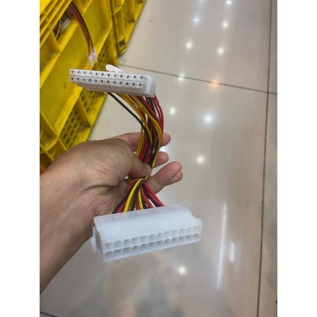 ส่งจากไทย สายแปลง 24pin to 24pin M/F สายซัพพลาย Mainboard Motherboard สาย Power Supply cable wire 24