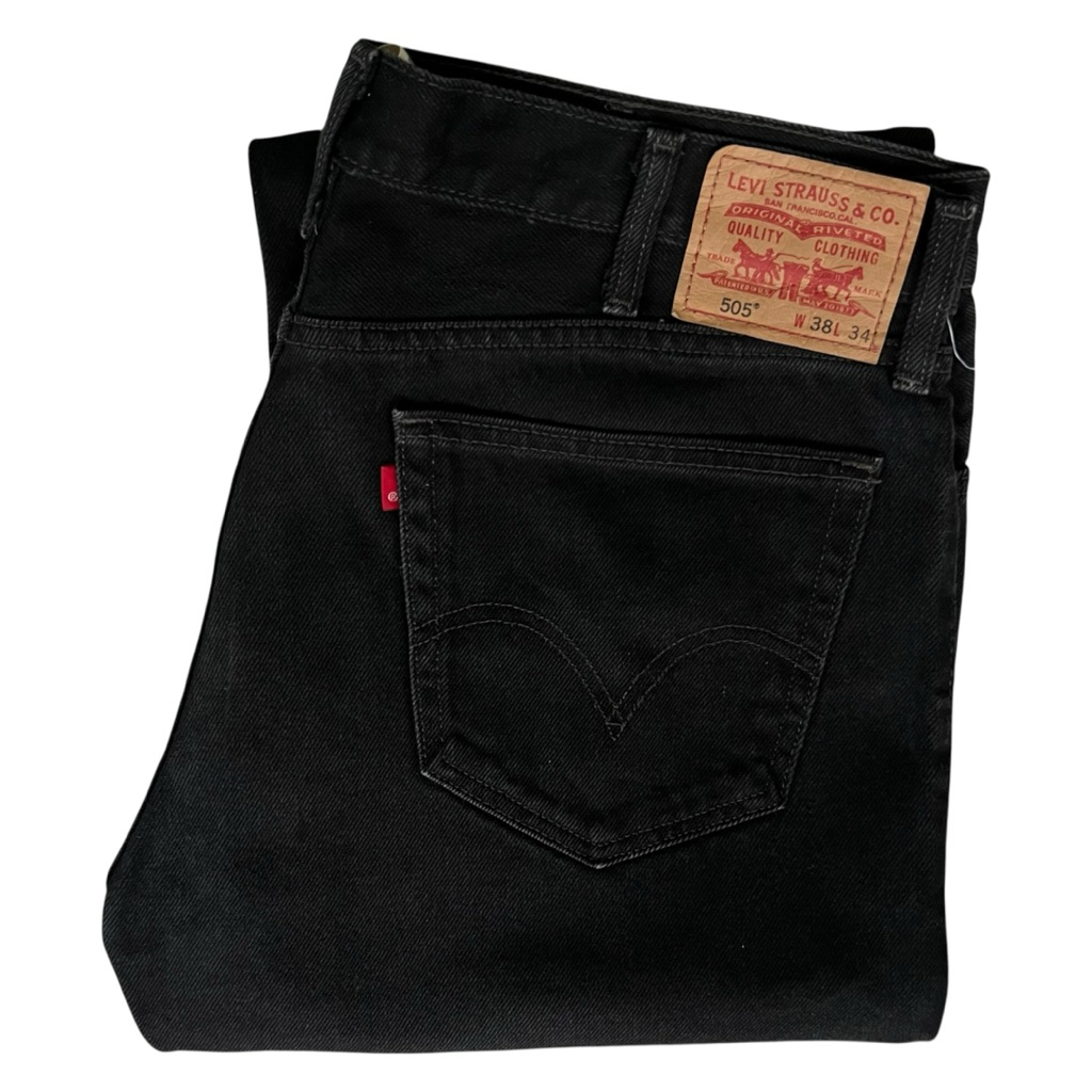 Levis 505 Jeans Super Black Mexico 🇲🇽 ( R )