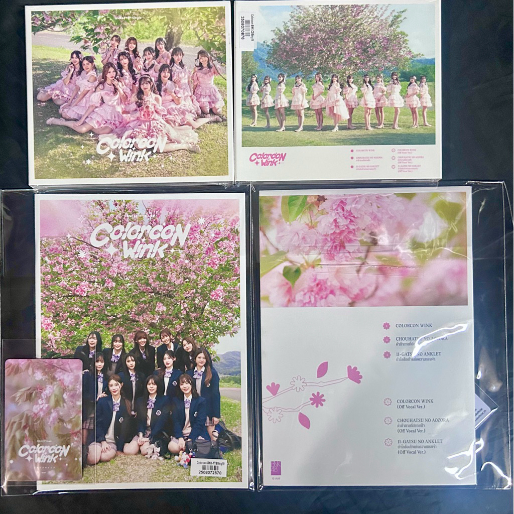 CD BNK48 Colorcon wink ยังไม่แกะ มีรูปสุ่ม แกะแล้ว ไม่มีรูปสุ่ม