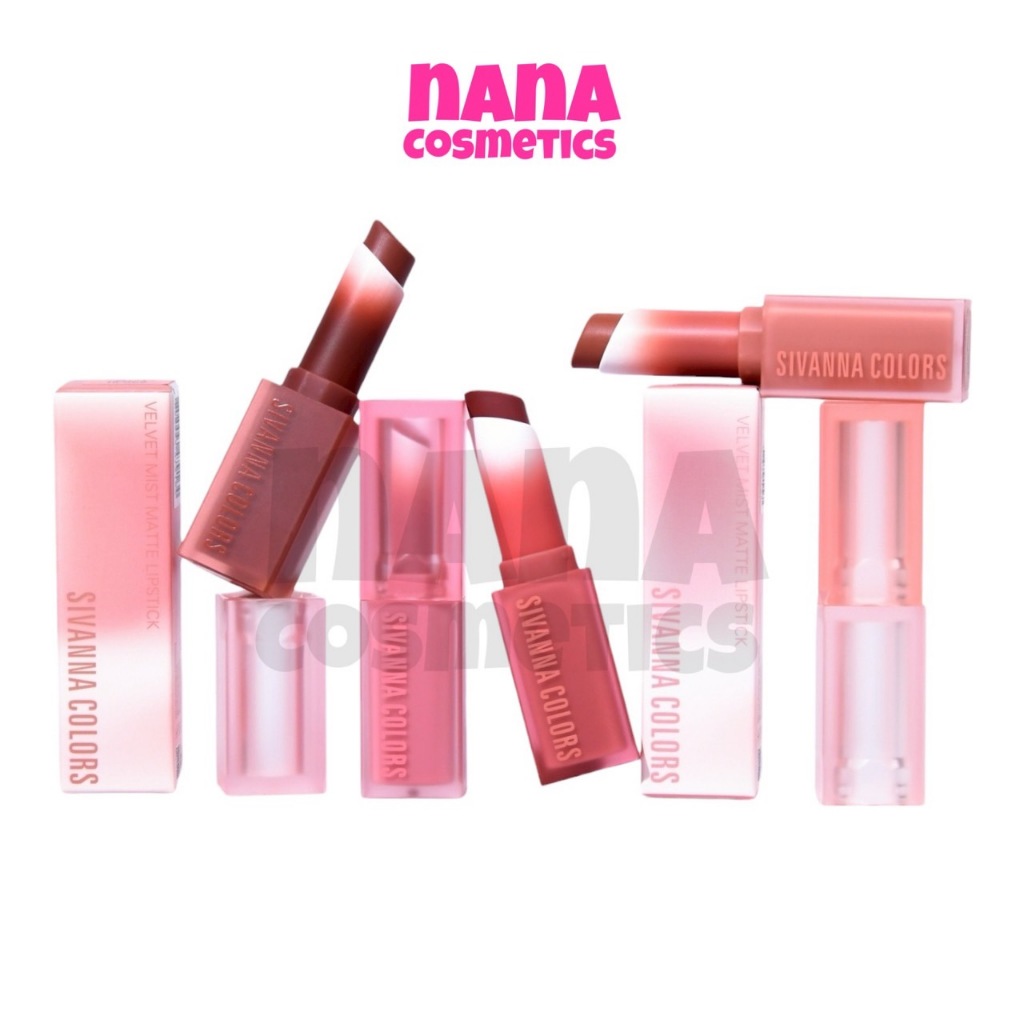 HF569 ซีเวนน่า คัลเลอร์ส เวลเวท มิสต์ แมทท์ ลิปสติก Sivanna Colors Velvet Mist Matte Lipstick
