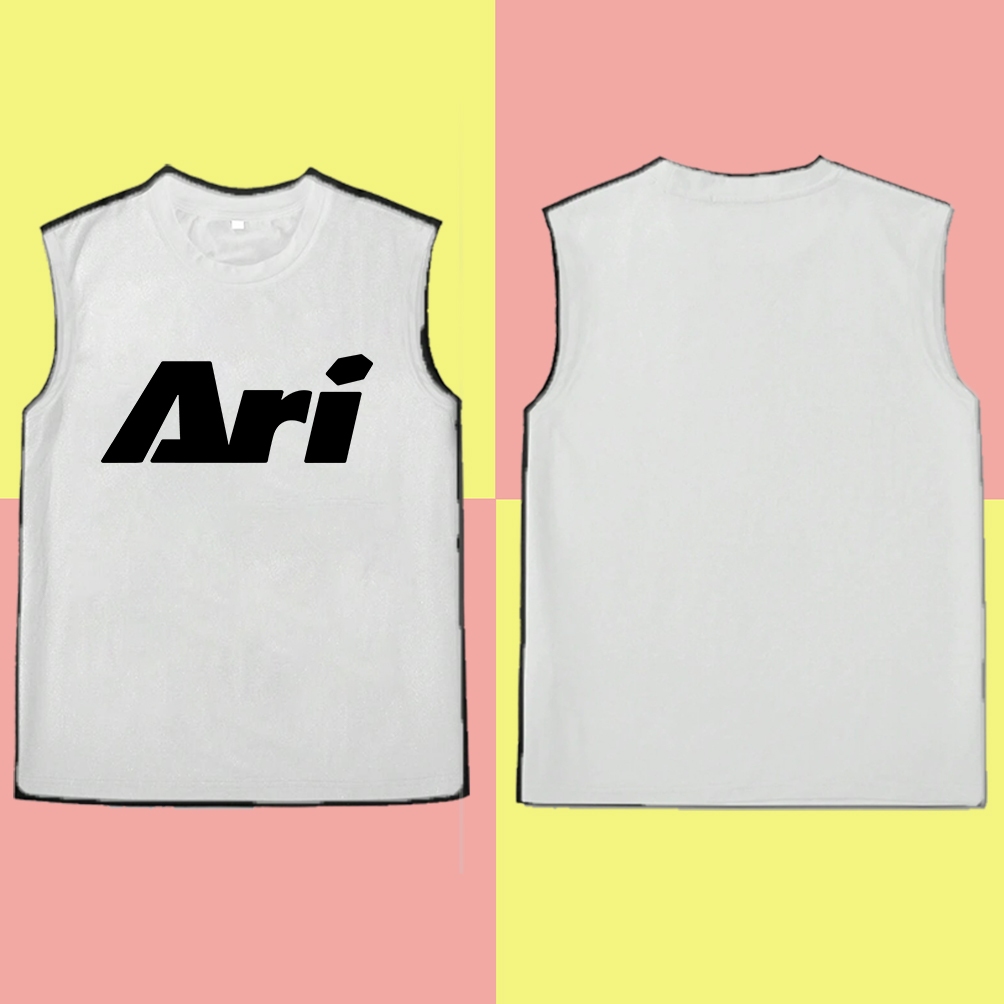 Ari Football Simple Casual Round Neck Neutral Sports vest Ari Football Pattern Printed Adult Cotton 
