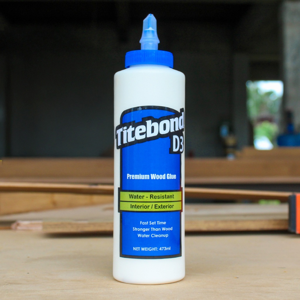 กาวไม้ Titebond D3 ของแท้ สีฟ้า กาวงานไม้ กันชื้น กันน้ำ D3 Food grade Wood glue กาวไทท์บอนด์