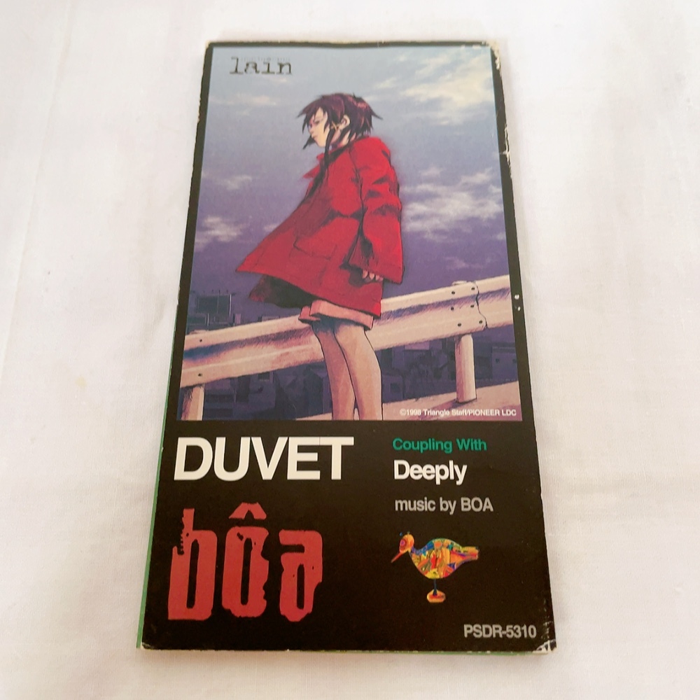 20 BOA DUVET การทดลองอนุกรม lain ธีมอะนิเมะเพลง single CD DUVET 1998 ใช้  ส่งตรงจากญี่ปุ่น
