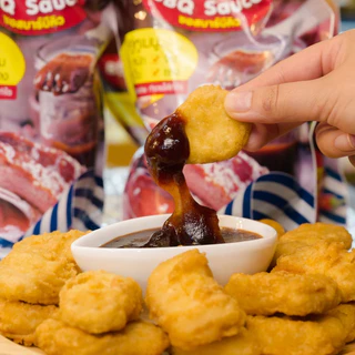 แพ็คคู่ 2 ถุง ซอสบาร์บีคิว หมัก จิ้ม ปิ้งย่าง ขนาด 920 กรัม เพียวฟู้ดส์ bbq มีฮาลาล ซอสจิ้มนักเก็ต