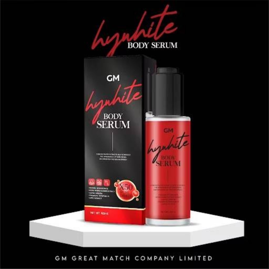 GM Great match hywhite body serum 60 ml. เซรั่มโดสแดง