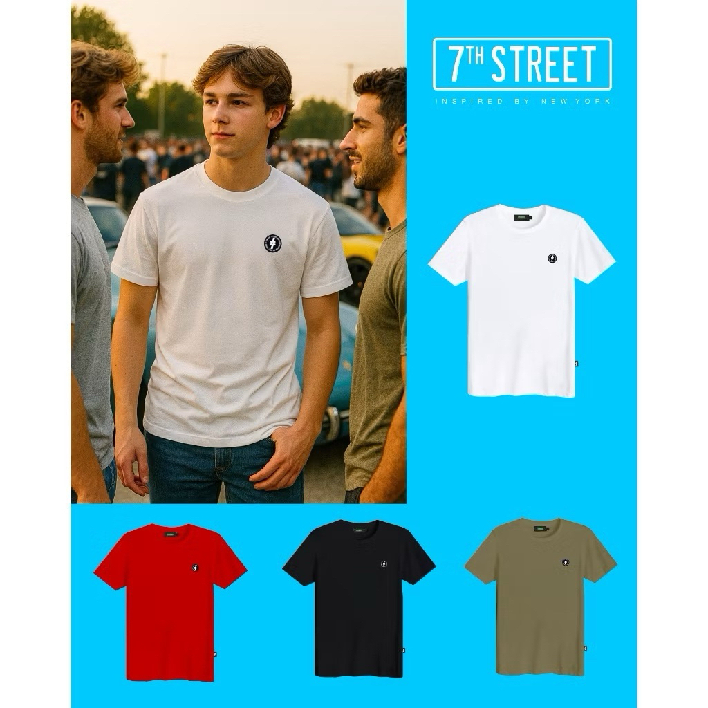 7th Street (ของแท้) เสื้อยืด มี 2XL รุ่น SCL