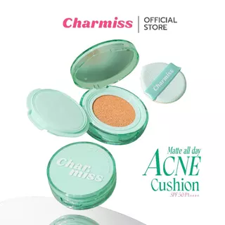 คุชชั่นเขียวชาร์มิส Matte All Day Acne Cushion SPF 50 PA++++ 8gคุชชั่นสำหรับผิวเป็นสิว เนื้อแมทท์คุมมัน