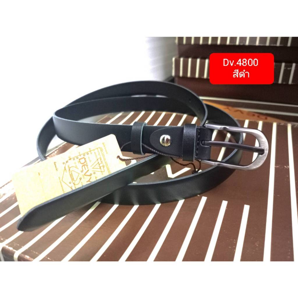 Devy เข็มขัด รุ่นผู้หญิง 4800 (ดำ) หัวเข็ม