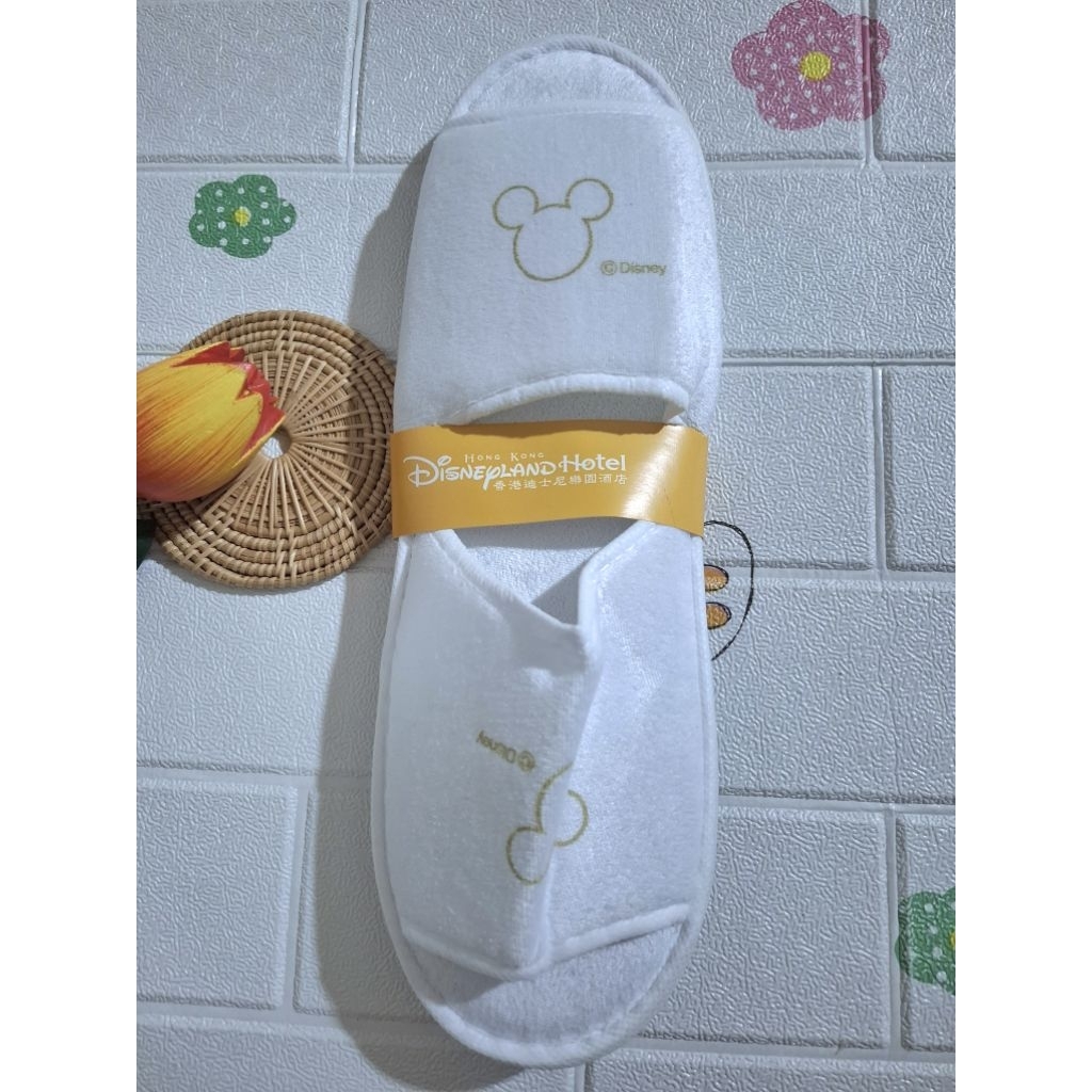 รองเท้าแตะ Sleeper โรงแรมฮ่องกงดิสนีย์แลนด์ ชุดผู้ใหญ่28cm. ของใหม่