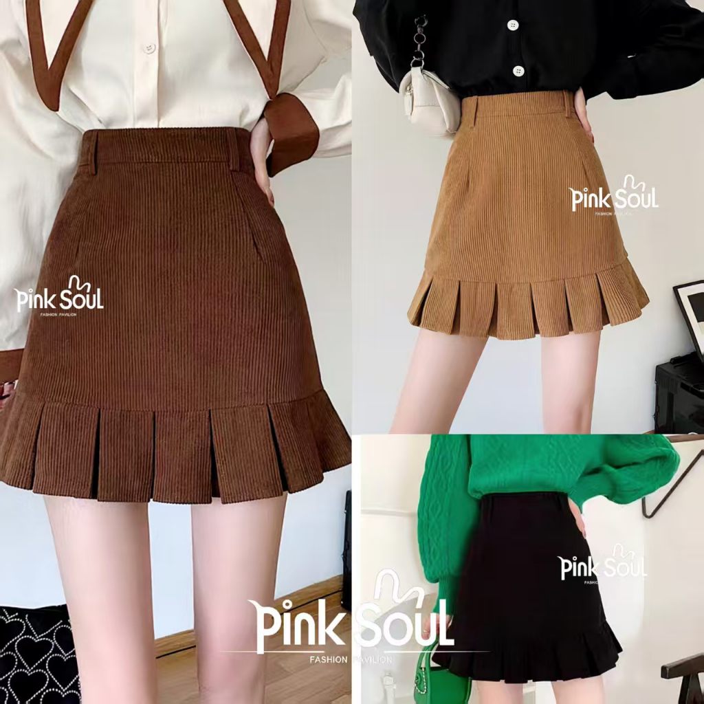 กระโปรงสั้น ผ้าวูล ทรงเอ เข้ารูป สีพื้น แฟชั่นฤดูใบไม้ร่วง และฤดูหนาว สําหรับหญิงตั้งครรภ์