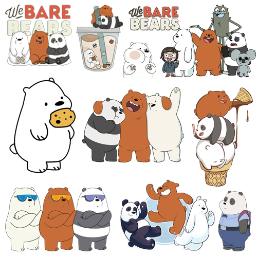 ตัวรีดติดเสื้อหมีแบร์  แบร์ 🐱แบบใหม่สุด  cute 🐱 รีดง่ายแผ่นฟิมล์รีดร้อน