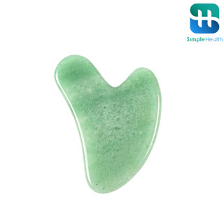 Simple Health กัวซาโรสควอตซ์ หินนวดหน้าเรียว แผ่นนวดหน้า หิน…