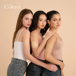 CECRET SET ซิลิโคนปิดจุก(มีกาว สูตรไบโอเจล) ฟรี Zip Box ที่ปิดจุก Premium Matte Soft Silicone Nipple Covers With Bio-Gel