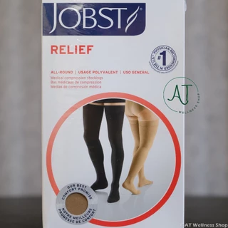 ถุงน่องเส้นเลือดขอด JOBST (Relief) ต้นขา สีเนื้อ (beige) เปิดปลายเท้า ความดัน 20-30 มิลลิมตรปรอท Thigh level Open toe