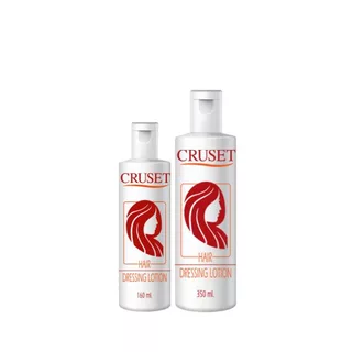 Cruset Hair Dressing Lotion 160/350ml. ครูเซ็ท น้ำมันแต่งผม สูตรดั้งเดิม/อัญชัน/มะพร้าว