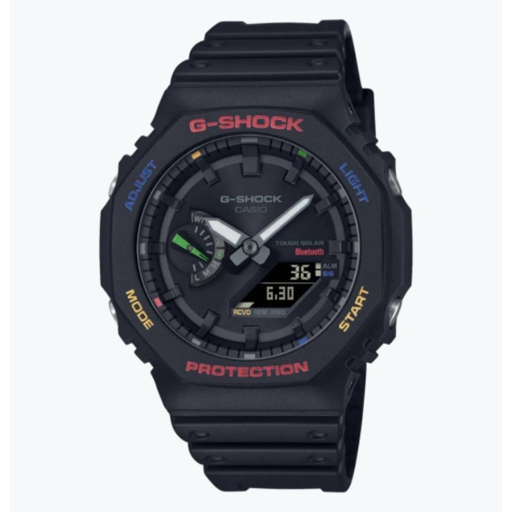 นาฬิกาข้อมือ Casio G-Shock ANALOG-DIGITAL GA-B2100FC Fancy Color รุ่น GA-B2100FC-1A ของแท้ รับประกัน