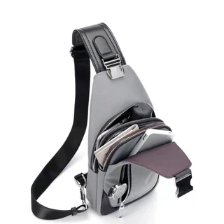 กระเป๋าสะพายผู้ชาย คุณภาพสูง กระเป๋าสะพายหน้าอกกันน้ำผ้า Oxford crossbody มีหลายแบบให้เลือก
