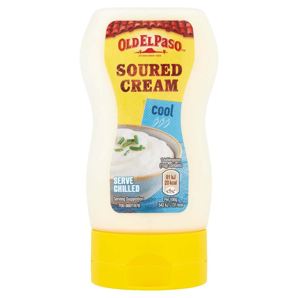 Old el paso - Soured cream cool squeezy 230g - BBF 08/25