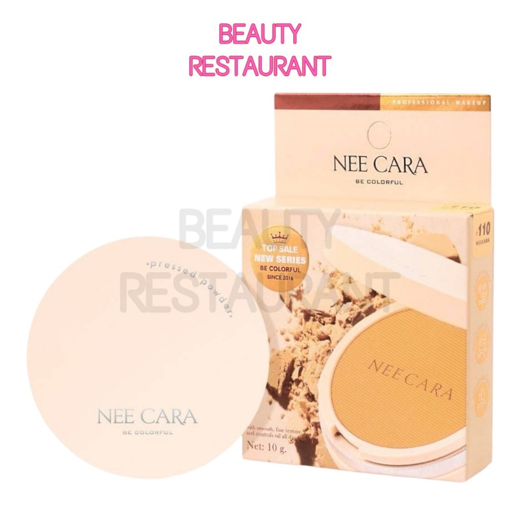 N363 แป้งพัฟเนื้อแมท นีคาร่า NEE CARA Matte Pressed Powder