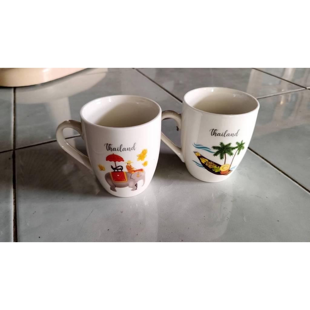 แก้วกาแฟsuper thailand ได่แก้ว 2ใบ