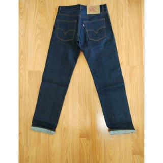 ผ้าดิบริมแดง 110ปี ขากระบอก งานกระดุม ผ้าหนา 18 oz กระดุม