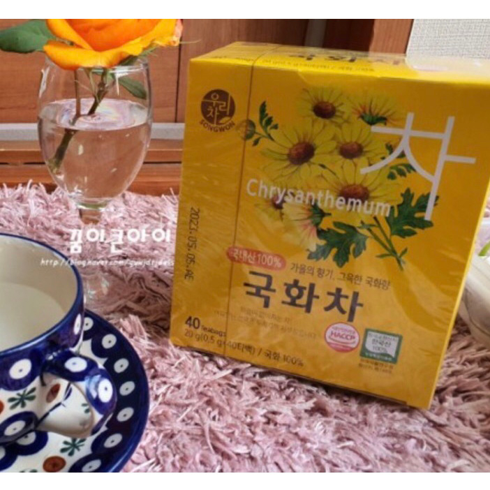 ชาดอกเก๊กฮวย Chrysanthemum Tea หอม ละมุน ลดโคเลสเตอรอล ปรับสมดุลร่างกาย Songwon
