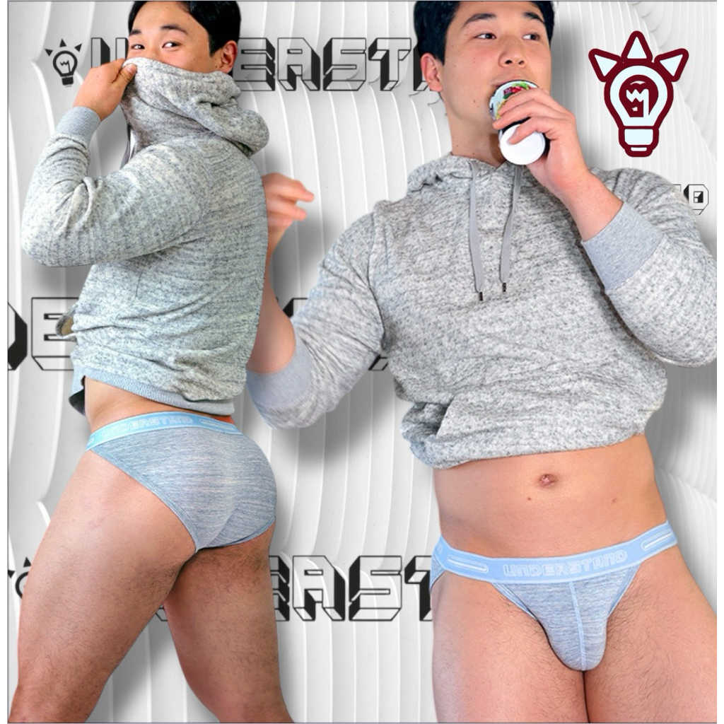 (พร้อมส่ง)กางเกงในชาย Understand strider Tanga สี juniper berry size S-XXL