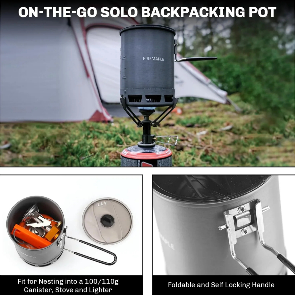 Fire Maple Petrel Ultralight Pot 600 ml. & Sleeve หม้อ รูปที่ 7
