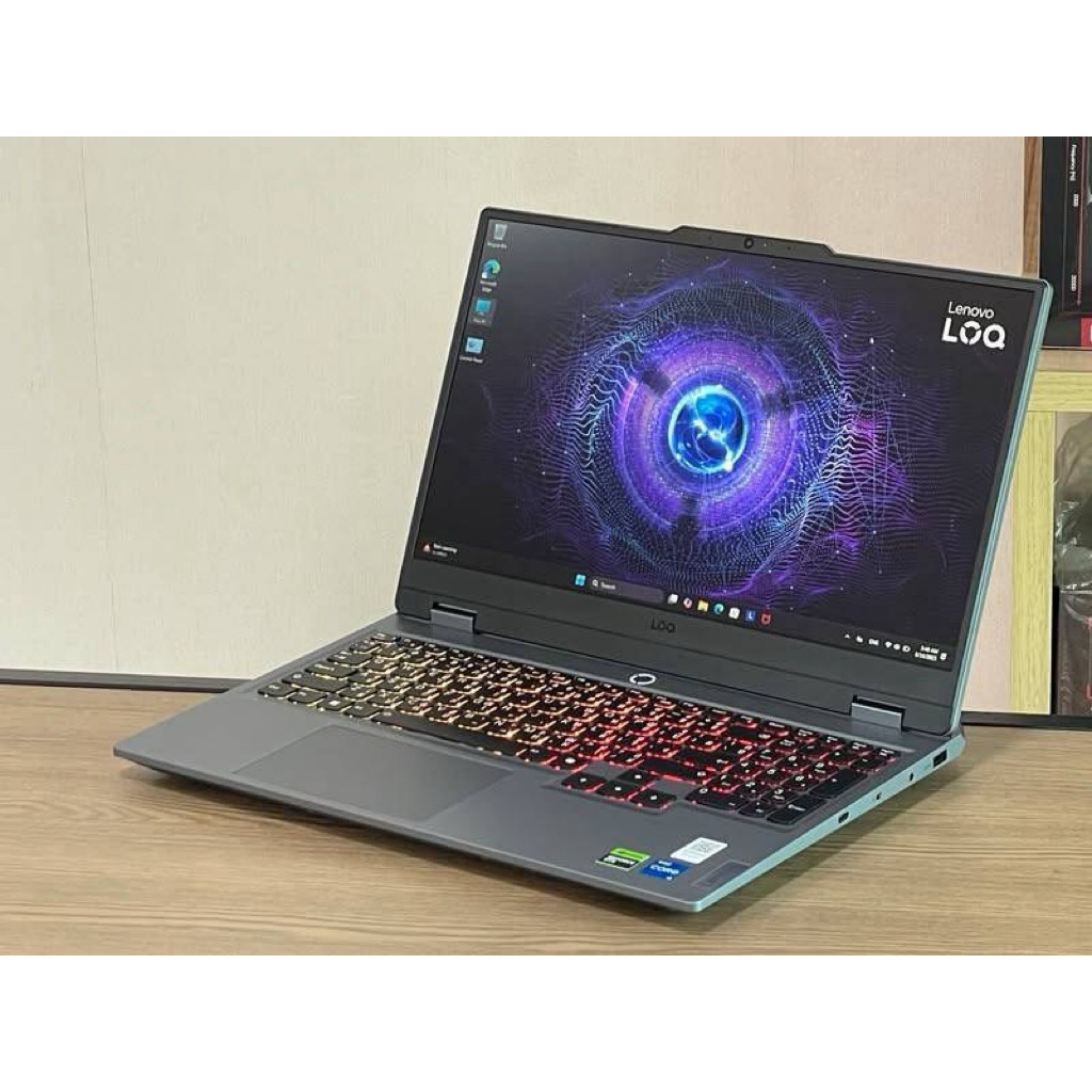 Lenovo LOQ 15IRX9-83DV00LETA i5-13450HX SSD512GB RAM24GB RTX 4050 (6GB GDDR6) เครื่องใหม่ตัวโชว์อุปก
